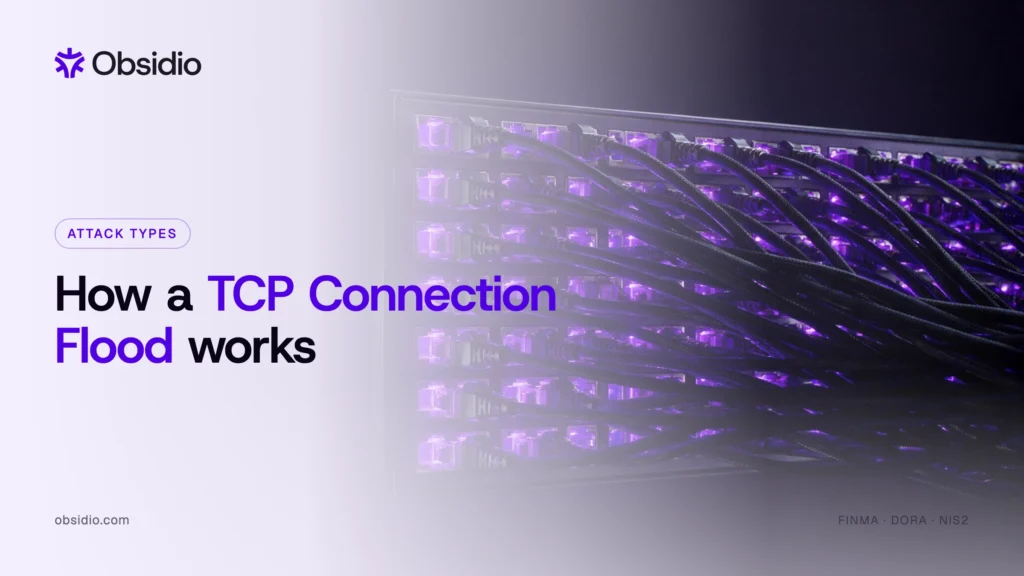 A patch panel with every port cabled and glowing purple, illustrating an exhausted connection table