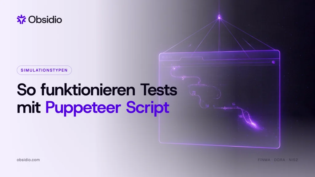 Ein Browserfenster an feinen Marionettenfäden mit eingezeichnetem Ablaufpfad – automatisierte Nutzertests